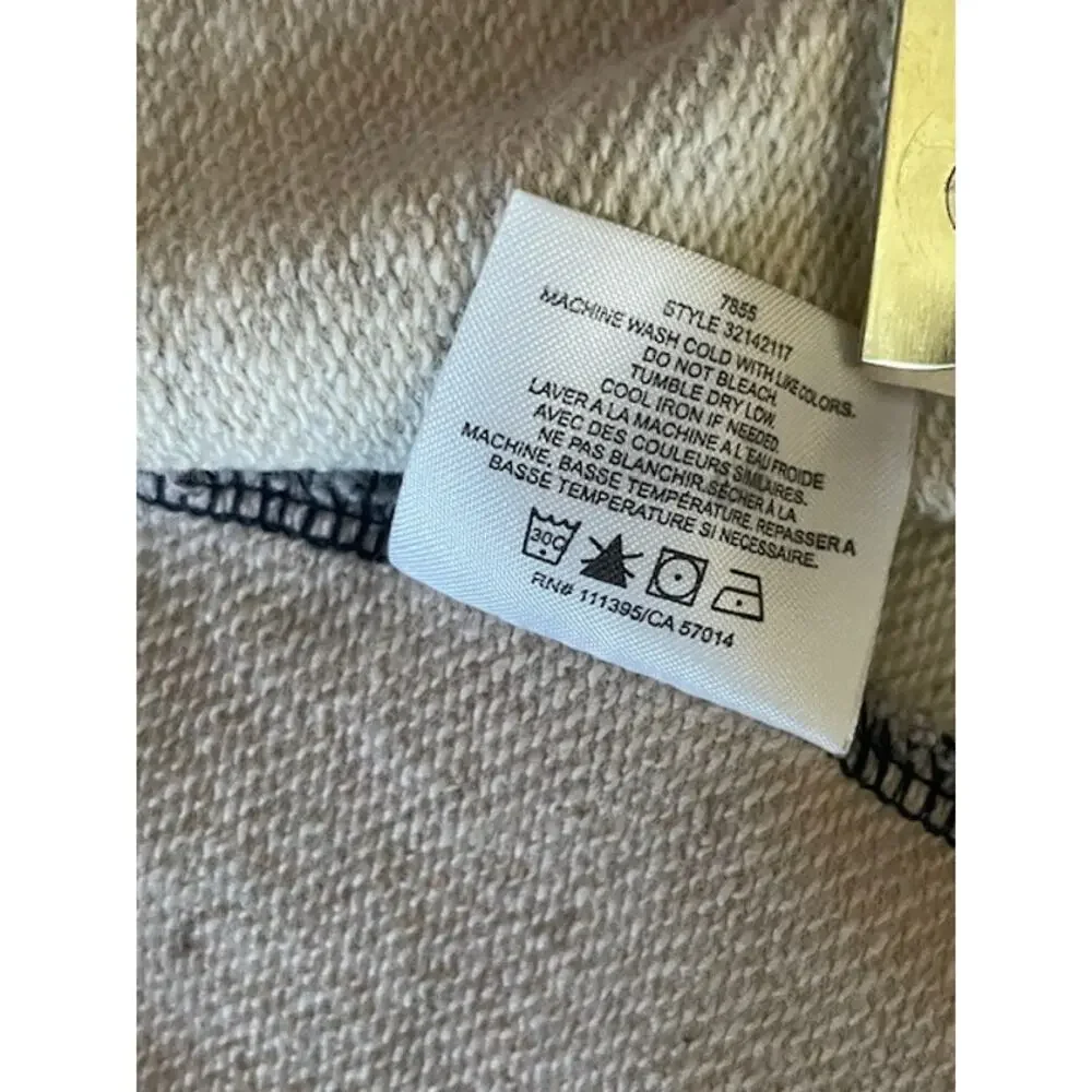 Tory Burch Mixed Print Sweatshirt Small Boho Medallion French Terry Top